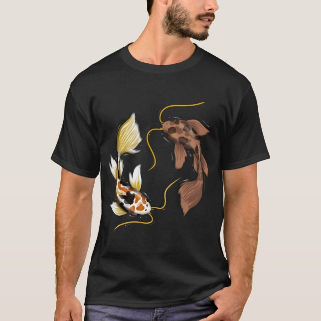 Karpfen - Koi-Fisch T-Shirt (Vorderseite)