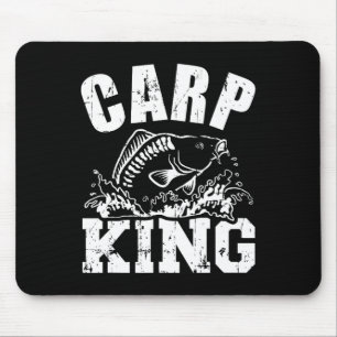 Karpfen König Angeln Mousepad