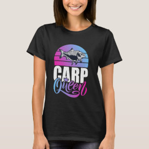 Karpfen Königin Karpfenfischen T-Shirt