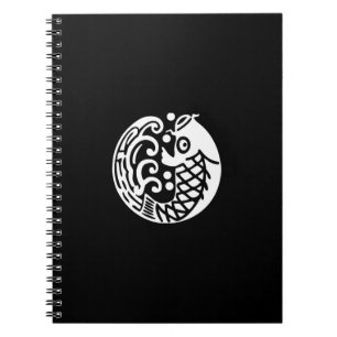 Karpfen mit Wellen Notizblock