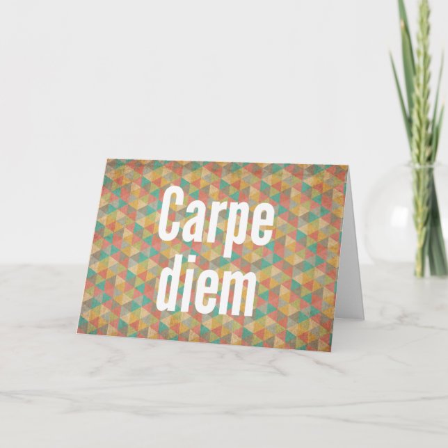 Karpfen, Tag erwischen, Zitate bedeuten Karte (Vorderseite)