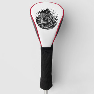 Karpfen und Wasser Golf Kopfbedeckungen Headcover