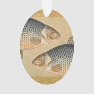 Karpfenfisch Fischmalerei Süßwasserzeichnung  Ornament
