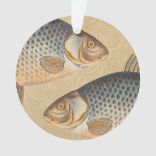 Karpfenfisch Fischmalerei Süßwasserzeichnung  Ornament