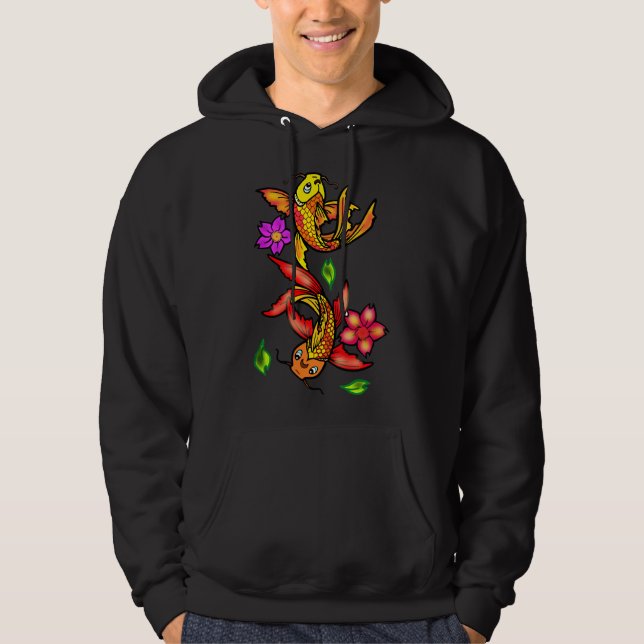 Karpfenfisch Hoodie (Vorderseite)