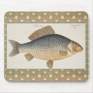Karpfenfisch Malerei Süßwasser Zeichnung Mousepad
