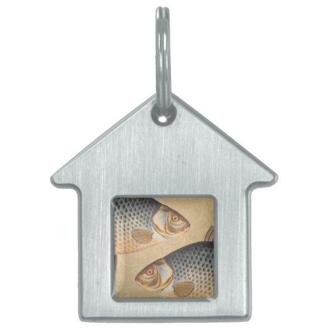 Karpfenfisch, Süßwasser anstrichen Tiermarke (Vorderseite)