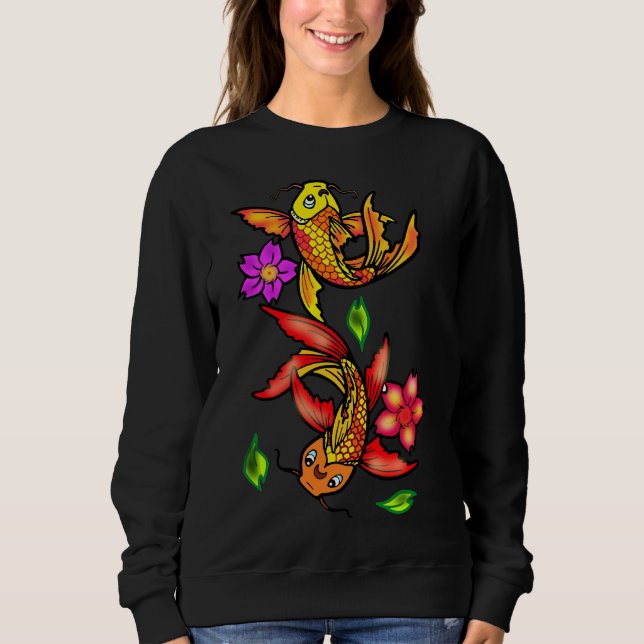 Karpfenfisch Sweatshirt (Vorderseite)