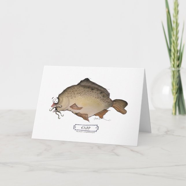 Karpfenfisch, tony fernandes karte (Vorderseite)