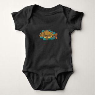 Karpfenfischerei, Fang von Großfisch, Geschenk für Baby Strampler