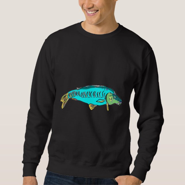 Karpfenfischerei Sweatshirt (Vorderseite)