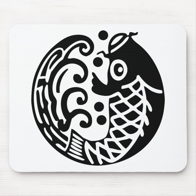 Karpfenwelle Mousepad (Vorne)