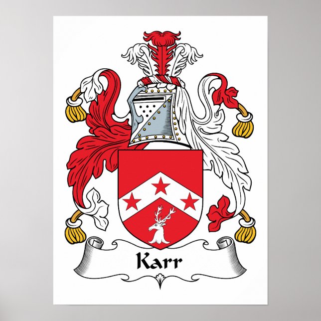 Karr Familienwappen Poster (Vorne)