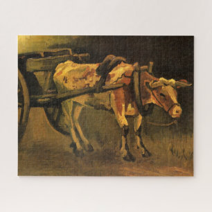 Karren mit rotem und weißem Ochsen (Vincent van Go