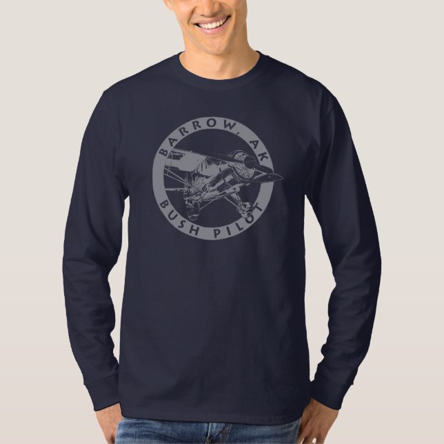 Karren, Pilotlanges Hülsen-Shirt Alaskas Bush T-Shirt (Vorderseite)