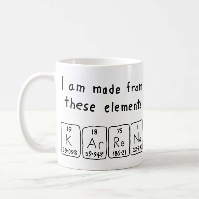 Karrena nom périodique de la table mug (Gauche)