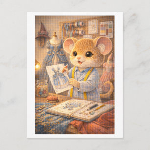 Karriere Maus als Kostümbildnerin Postkarte