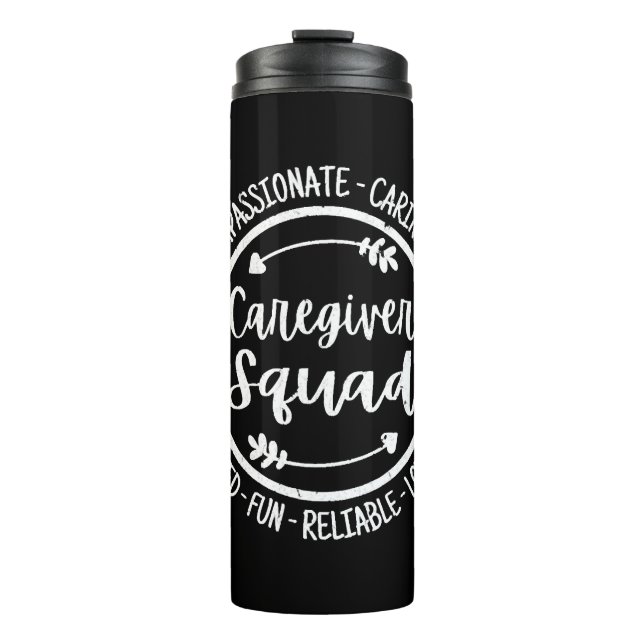 Karriere Squad Life Caregier Beste Karriere Thermosbecher (Vorderseite)