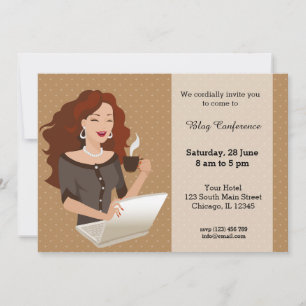 Karrierefrau Einladung