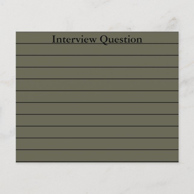 Karrierevorbereitende Flashkarten (Vorderseite)