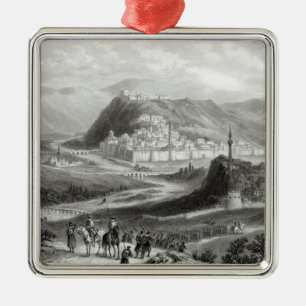 Kars, graviert von J. Godfrey, c.1860 Silbernes Ornament