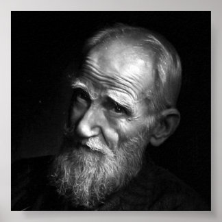 Karsh Foto von George Bernard Shaw (1943) Poster