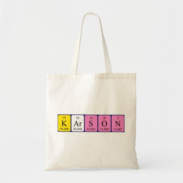 Karson Periodenname Tasche (Vorne)