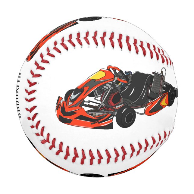 Kart racing Cartoon Illustration Baseball (Vorderseite Links)