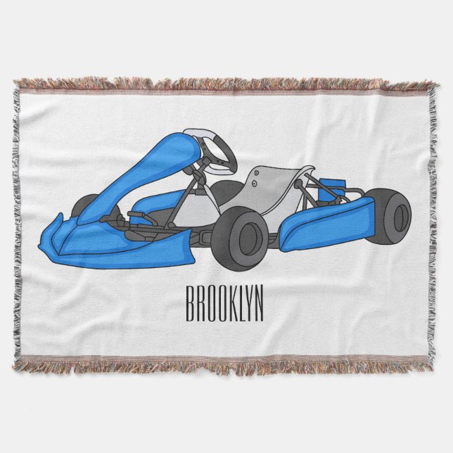Kart racing Cartoon Illustration Decke (Vorderseite)