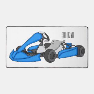 Kart racing Cartoon Illustration Schreibtischunterlage