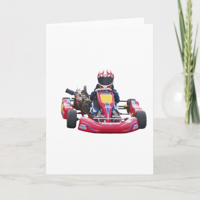 Kart Racing Karte (Vorderseite)