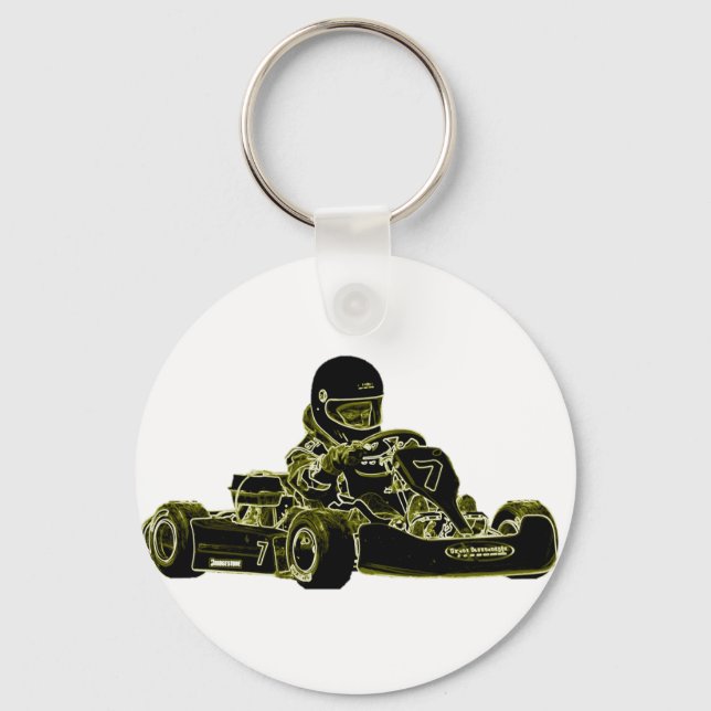 Kart Racing Schlüsselanhänger (Vorderseite)