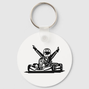Kart Sieger Schlüsselanhänger