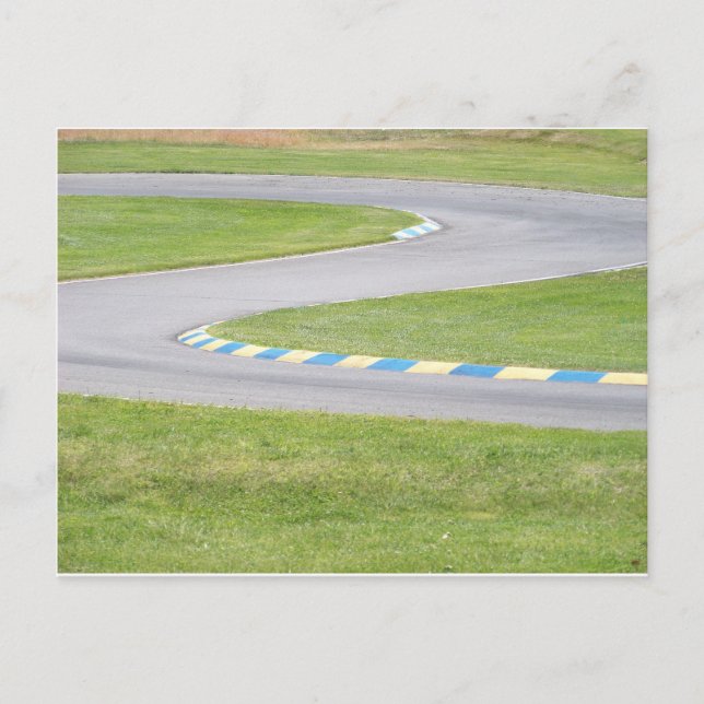 Kart Track Postkarte (Vorderseite)