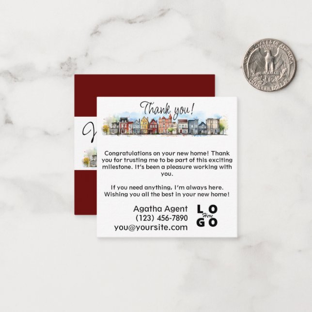 Karte (Vorderseite/Rückseite Beispiel)