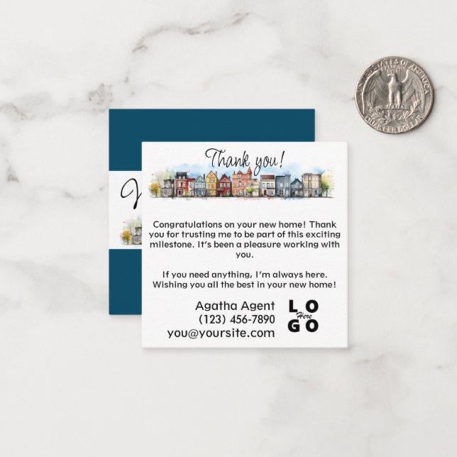 Karte (Vorderseite/Rückseite Beispiel)