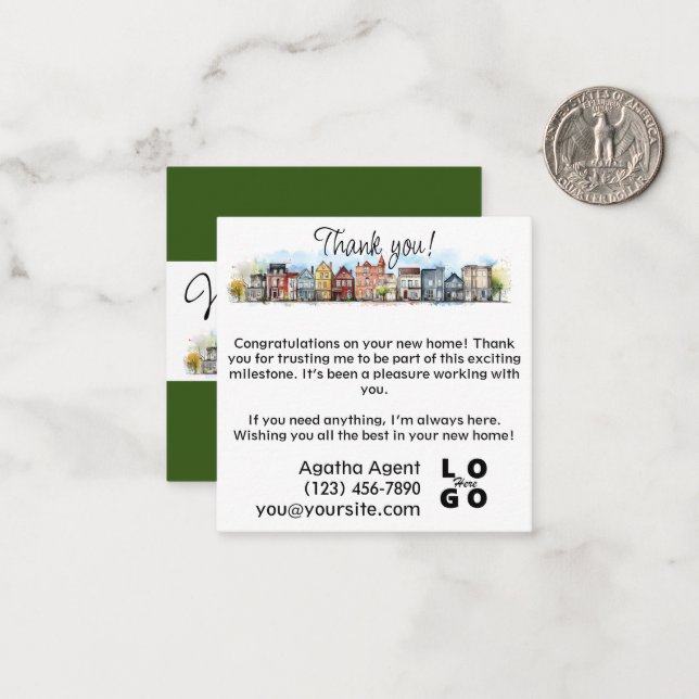 Karte (Vorderseite/Rückseite Beispiel)