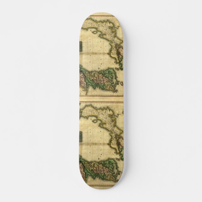Karte 1815 von Korea und von Japan Skateboard (Vorne)