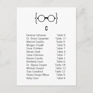 Karte 3 Geeky-Brille Sitzkarte Postkarte v1
