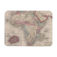 Karte Afrikas mit St Helena