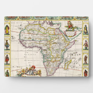 Karte Afrikas   Nova Africa Fotoplatte