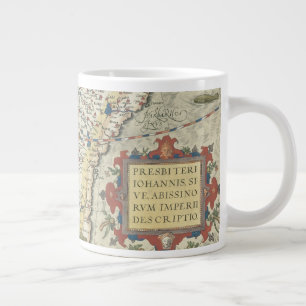 Karte Afrikas und der Arabischen Halbinsel Jumbo-Tasse