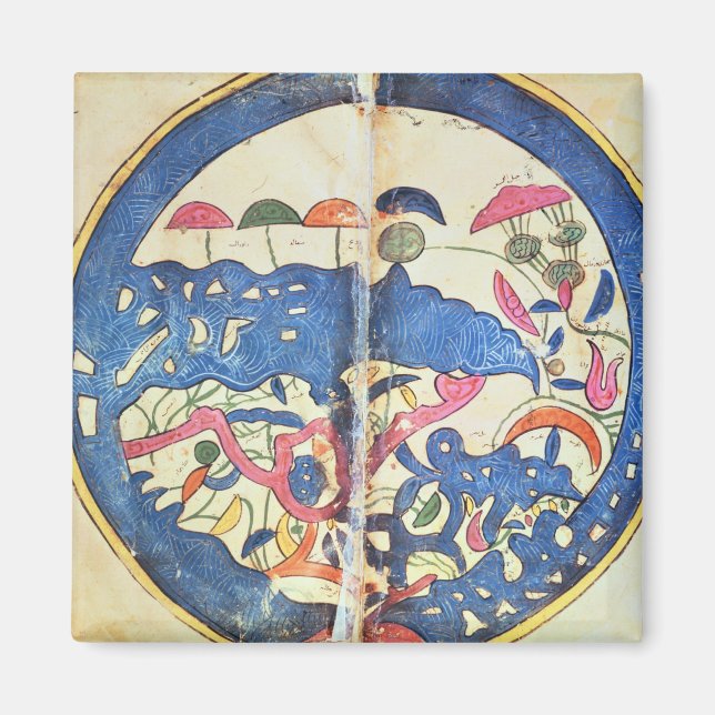 Karte Ägyptens, 1348 Magnet (Vorne)