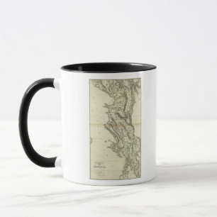 Karte Albaniens Tasse