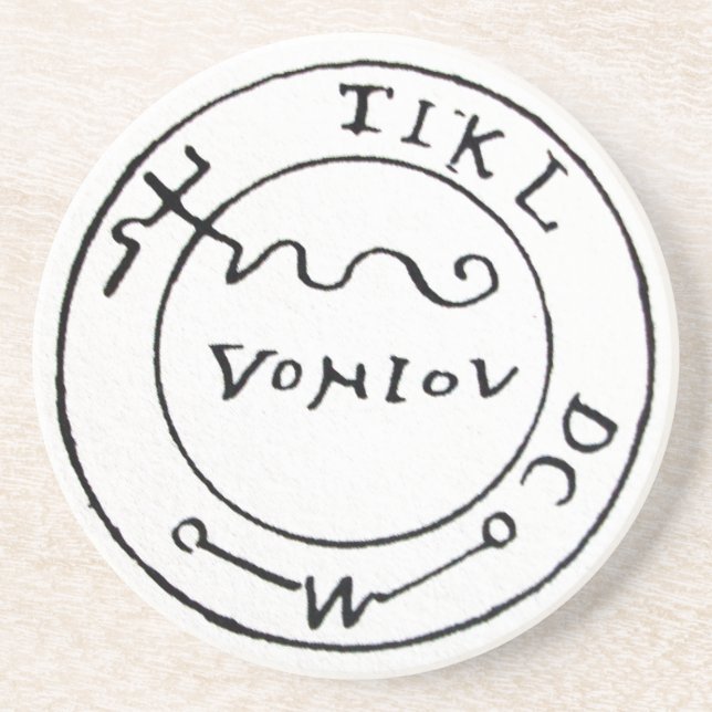 KARTE "ANTIQUE TALISMAN/PIRATES" GETRÄNKEUNTERSETZER (Vorne)