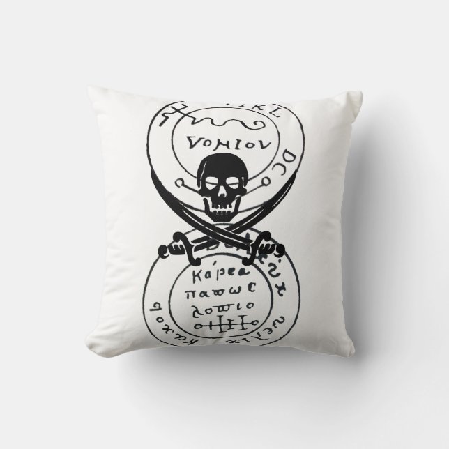 KARTE "ANTIQUE TALISMAN/PIRATES" KISSEN (Vorderseite)