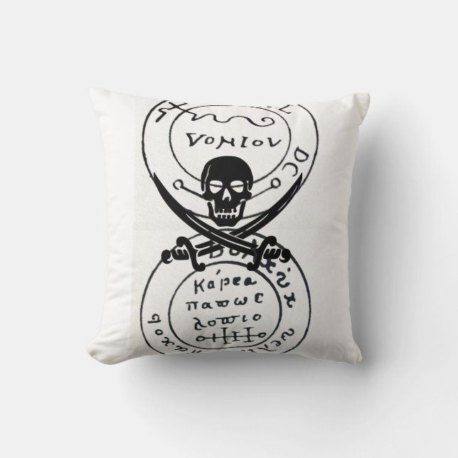 KARTE "ANTIQUE TALISMAN/PIRATES" KISSEN (Vorderseite)