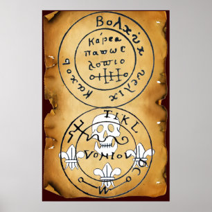 KARTE "ANTIQUE TALISMAN/PIRATES" POSTER