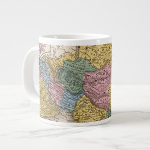 Karte Asiens Jumbo-Tasse