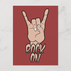 KARTE AUF der benutzerdefinierten Farbpostkarte